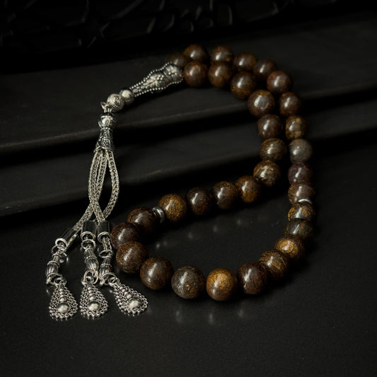 Bronzite Tasbih – 10mm 33 Bead Natural Gemstone Beads