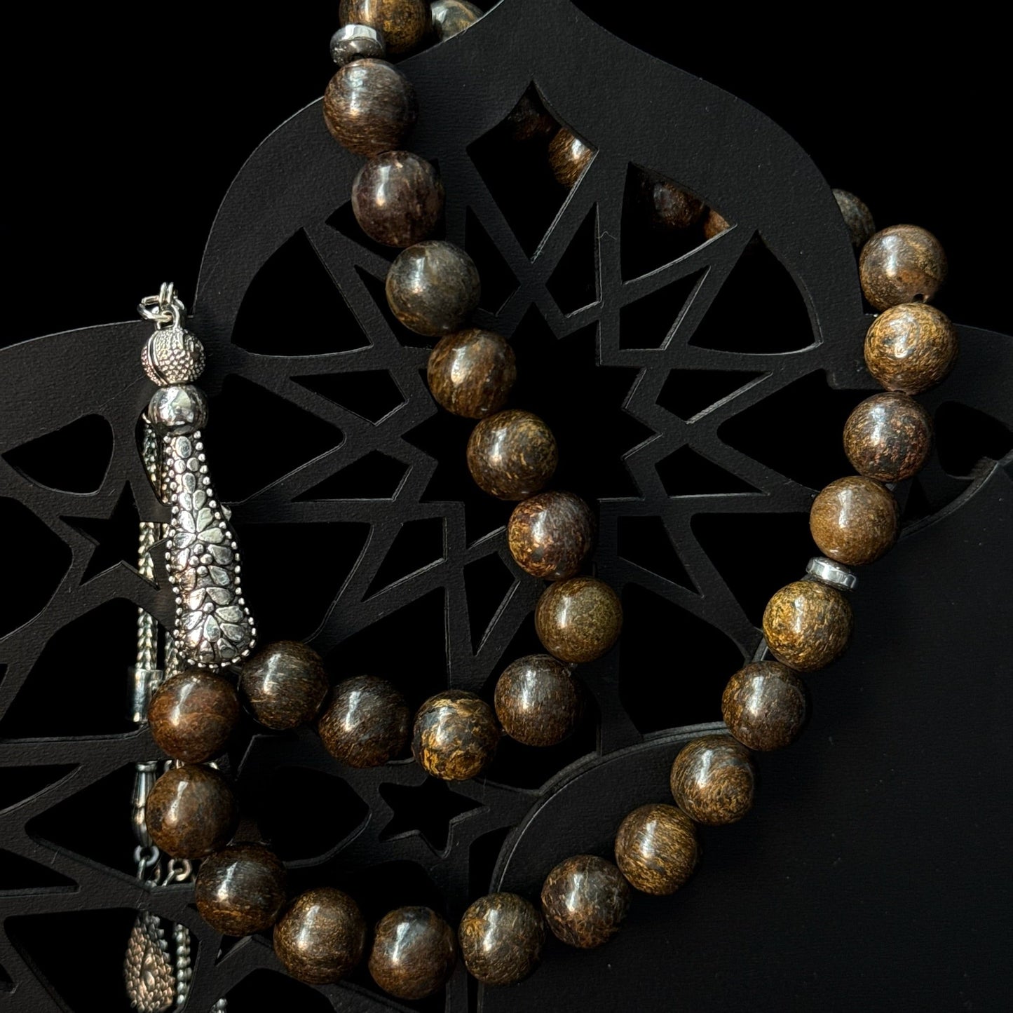 Bronzite Tasbih – 10mm 33 Bead Natural Gemstone Beads