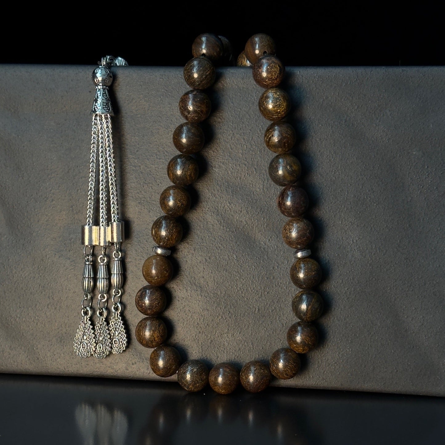 Bronzite Tasbih – 10mm 33 Bead Natural Gemstone Beads